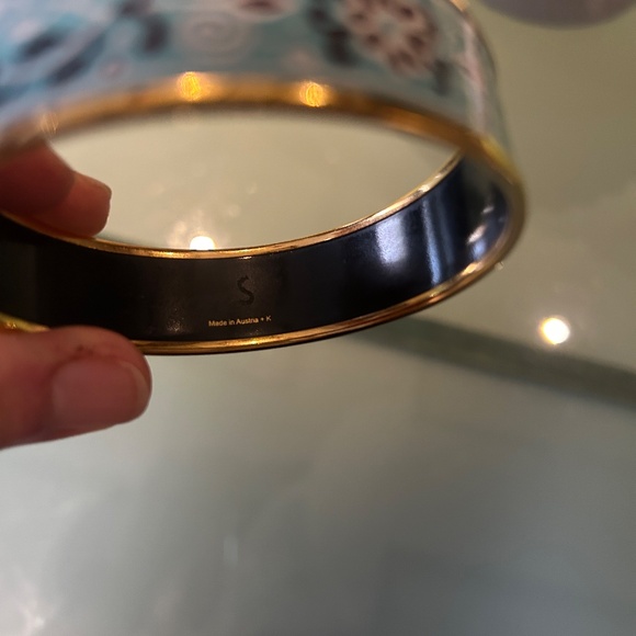 Hermes Wide Enamel Bangle Bracelet - Picture 6 of 9